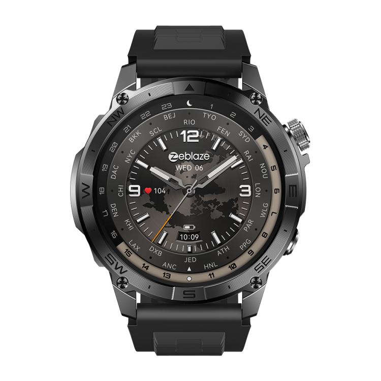 Zeblaze Stratos 2 Plus 1.43 inch Screen 3 ATM Health and Fitness GPS Smart Watch(Graphite Black)