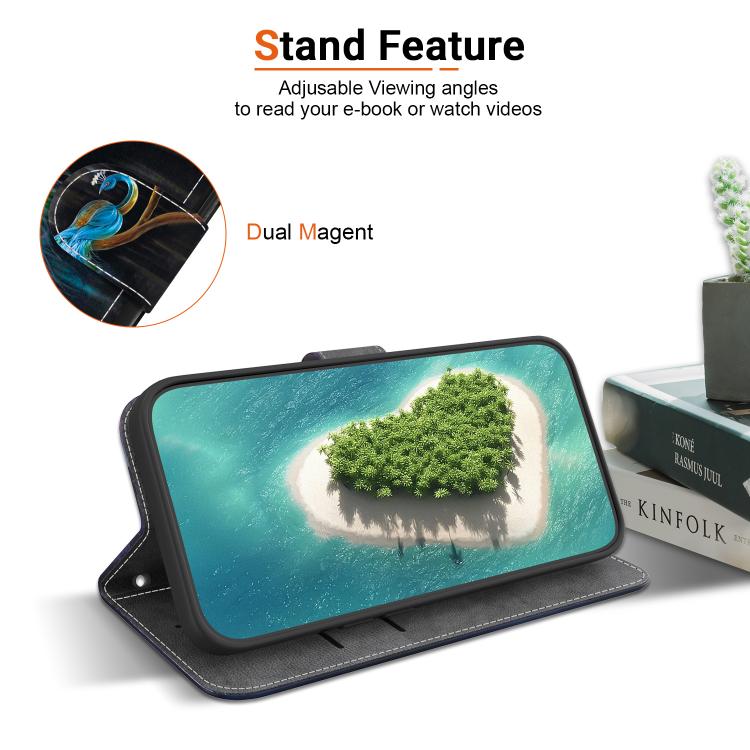 For iPhone 16e Crystal Texture Colored Drawing Leather Phone Case(Peacock) - iPhone 16e Cases by PMC TechLife | Online Shopping South Africa | PMC TechLife | Buy Now Pay Later Mobicred