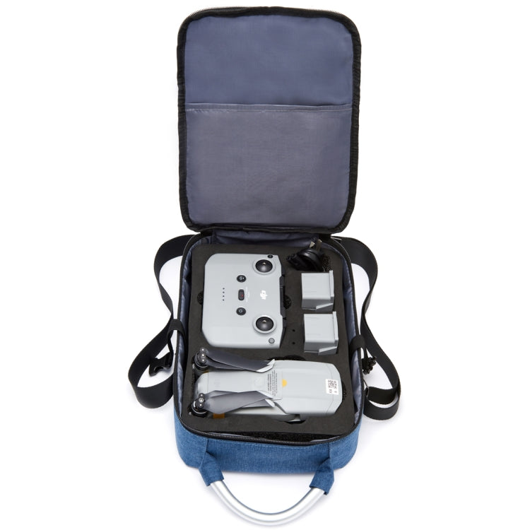For DJI Mavic Air 2 Portable Oxford Cloth Shoulder Storage Bag Protective Box(Blue Black) - Carry Cases & Bags by PMC TechLife | Online Shopping South Africa | PMC TechLife | Buy Now Pay Later Mobicred