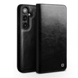 For Samsung Galaxy S25 5G QIALINO Genuine Leather Phone Case(Black) - free shipping - PMC Jewellery - Order now!