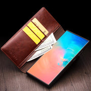 For Samsung Galaxy S25 5G QIALINO Genuine Leather Phone Case(Black)