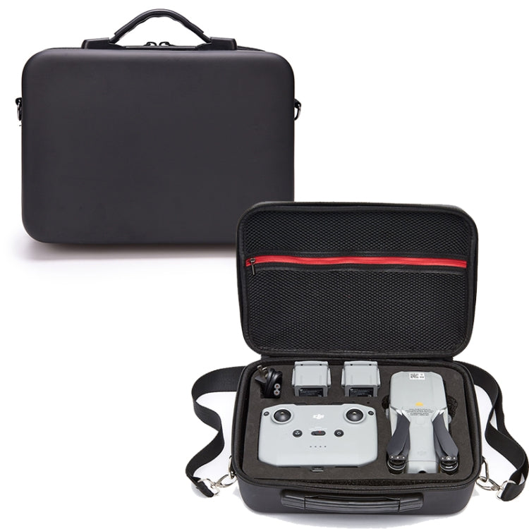 For DJI Mavic Air 2 Portable PU Shoulder Storage Bag Protective Box(Black) - Carry Cases & Bags by PMC TechLife | Online Shopping South Africa | PMC TechLife | Buy Now Pay Later Mobicred