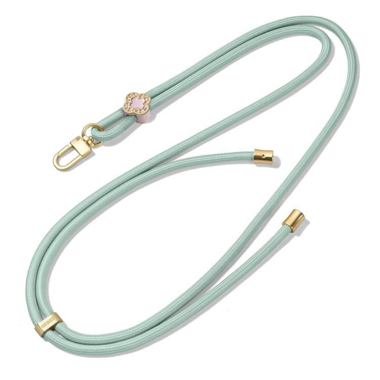 DUX DUCIS Garden Series Begonia Pattern Adjustable Crossbody Phone Lanyard(Light Green) - Lanyards & Wrist Straps by DUX DUCIS | Online Shopping South Africa | PMc TechLife | Buy Now Pay Later Mobicred