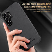 For Samsung Galaxy S25 Ultra 5G HUIYI Leather Magnetic Phone Case(White)