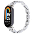 For Xiaomi Smart Band 9 / 8 U-shaped Diamond Bracelet Metal Watch Band(Silver) - free shipping - PMC TechLife - Order now!