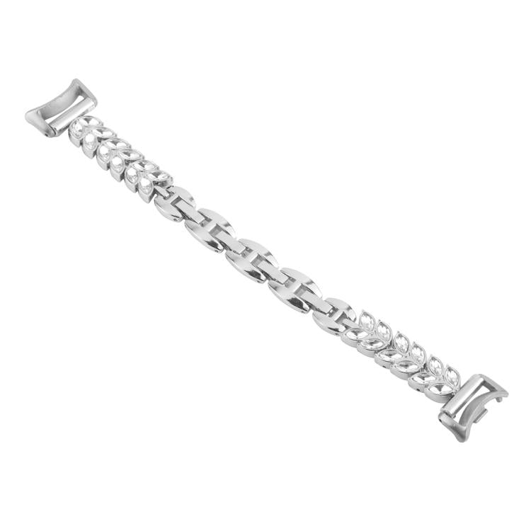 For Xiaomi Smart Band 9 / 8 Wheat Ear Diamond Bracelet Metal Watch Band(Silver) - free shipping - PMC TechLife - Order now!