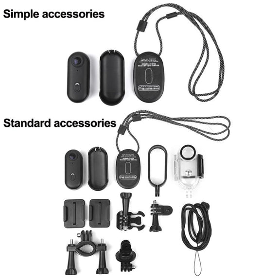 H88 4K Thumb Sports Camera Mini WiFi Camera, Specification:Standard Version(White)