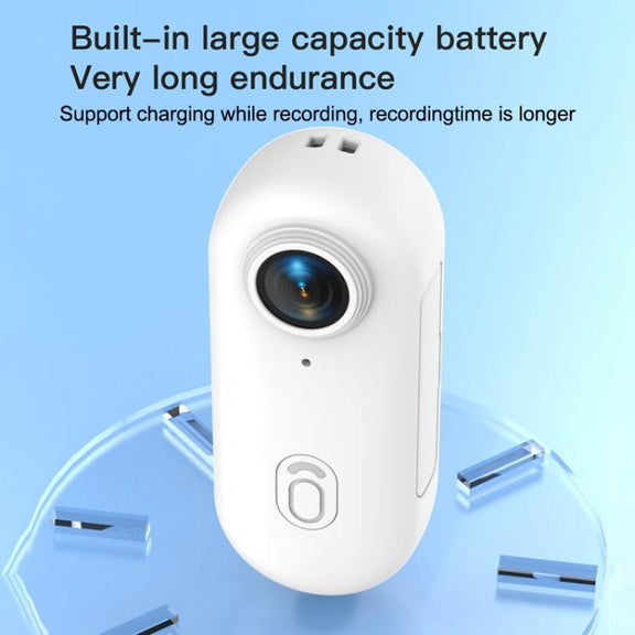 H88 4K Thumb Sports Camera Mini WiFi Camera, Specification:Standard Version(White)