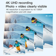 H88 4K Thumb Sports Camera Mini WiFi Camera, Specification:Simple Version(Black)