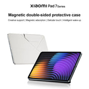 For Xiaomi Pad 7 / 7 Pro Original Xiaomi Magnetic Double-sided Protective Case Smart Leather Tablet Case(Black)