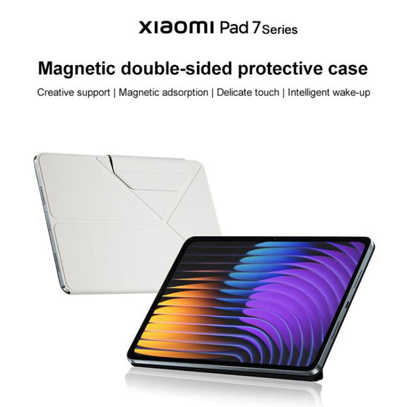 For Xiaomi Pad 7 / 7 Pro Original Xiaomi Magnetic Double-sided Protective Case Smart Leather Tablet Case(Black)
