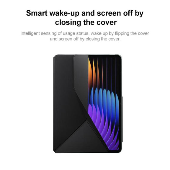 For Xiaomi Pad 7 / 7 Pro Original Xiaomi Magnetic Double-sided Protective Case Smart Leather Tablet Case(Black)