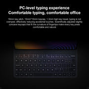 For Xiaomi Pad 7 / 7 Pro Original Xiaomi Keyboard Double-sided Protective Case Smart Leather Tablet Case(Black)