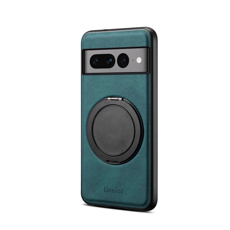 For Google Pixel 7 Pro Denior A14 Skin Feel Rotating Holder MagSafe Phone Case(Blue) - free shipping - PMC TechLife - Order now!