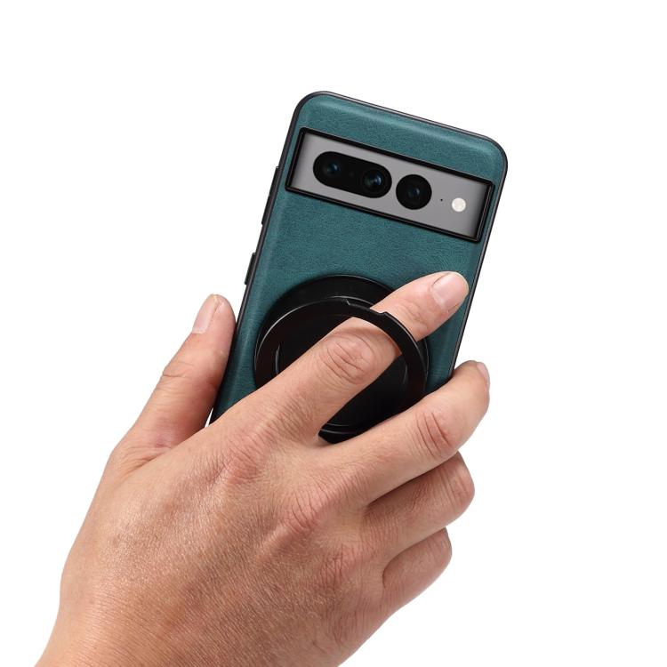 For Google Pixel 7 Pro Denior A14 Skin Feel Rotating Holder MagSafe Phone Case(Blue) - free shipping - PMC TechLife - Order now!