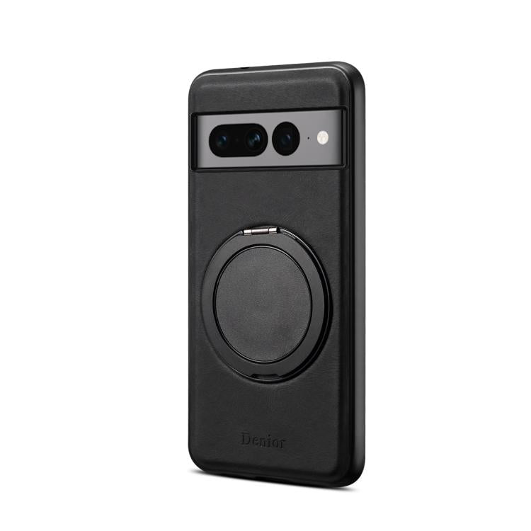 For Google Pixel 7 Pro Denior A14 Skin Feel Rotating Holder MagSafe Phone Case(Black) - free shipping - PMC TechLife - Order now!