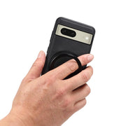 For Google Pixel 8 Denior A14 Skin Feel Rotating Holder MagSafe Phone Case(Black)