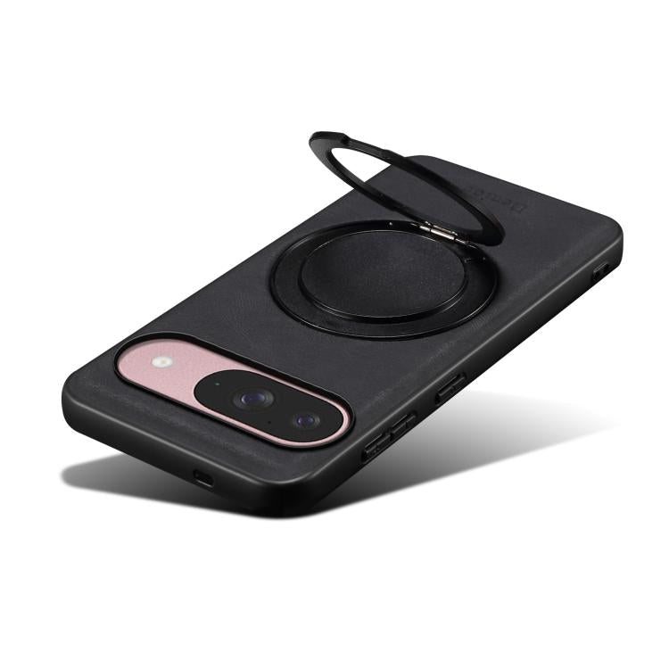 For Google Pixel 9 Denior A14 Skin Feel Rotating Holder MagSafe Phone Case(Black) - free shipping - PMC TechLife - Order now!