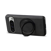 For Google Pixel 9 Pro XL Denior A14 Skin Feel Rotating Holder MagSafe Phone Case(Black)