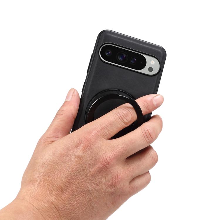 For Google Pixel 9 Pro XL Denior A14 Skin Feel Rotating Holder MagSafe Phone Case(Black) - free shipping - PMC TechLife - Order now!