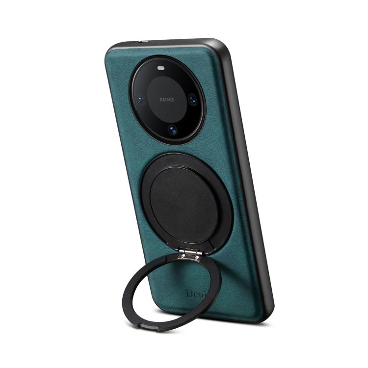 For Huawei Mate 60 Denior A14 Skin Feel Rotating Holder MagSafe Phone Case(Blue) - Huawei Cases by Denior | Online Shopping South Africa | PMC TechLife | Buy Now Pay Later Mobicred