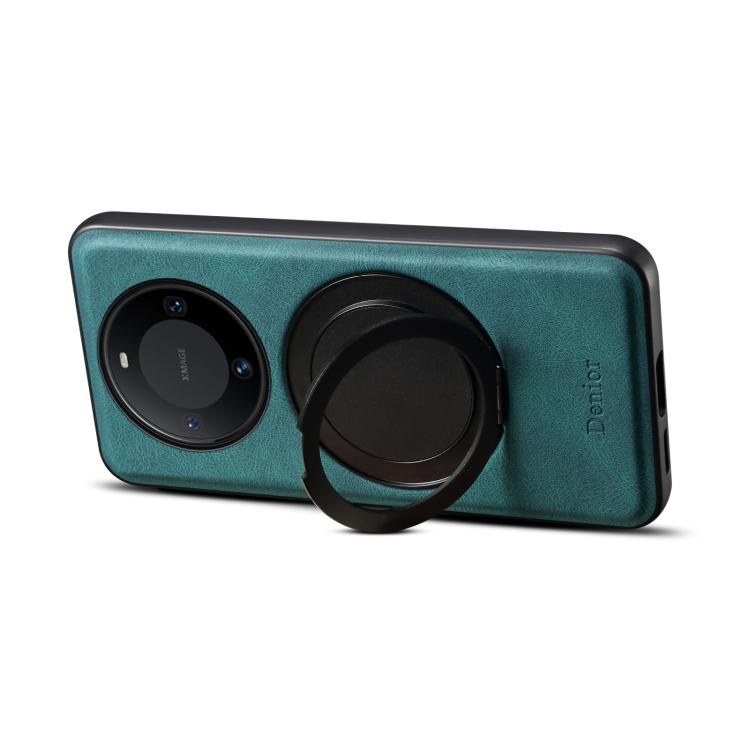 For Huawei Mate 60 Denior A14 Skin Feel Rotating Holder MagSafe Phone Case(Blue) - Huawei Cases by Denior | Online Shopping South Africa | PMC TechLife | Buy Now Pay Later Mobicred