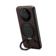 For Huawei Mate 60 Denior A14 Skin Feel Rotating Holder MagSafe Phone Case(Brown) - Huawei Cases by Denior | Online Shopping South Africa | PMC TechLife | Buy Now Pay Later Mobicred