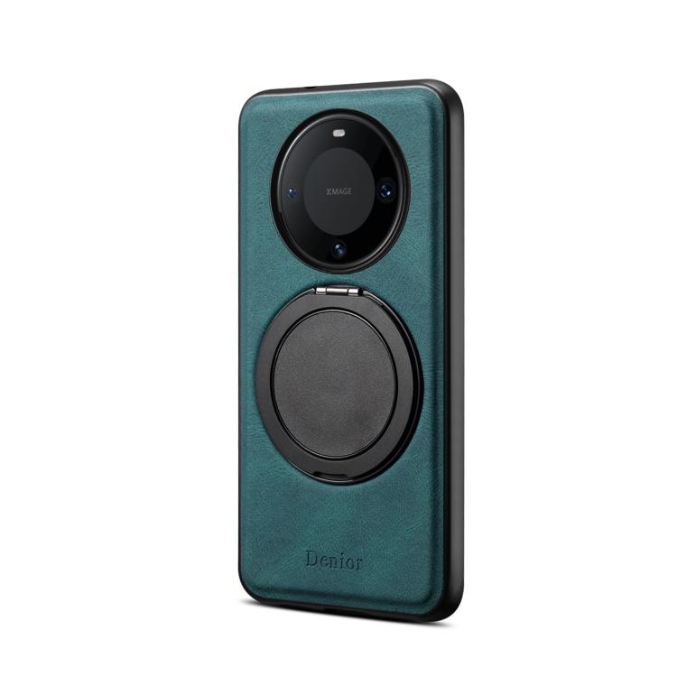 For Huawei Mate 60 Pro / 60 Pro+ Denior A14 Skin Feel Rotating Holder MagSafe Phone Case(Blue) - Huawei Cases by Denior | Online Shopping South Africa | PMC TechLife | Buy Now Pay Later Mobicred