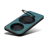 For Huawei Mate 60 Pro / 60 Pro+ Denior A14 Skin Feel Rotating Holder MagSafe Phone Case(Blue)