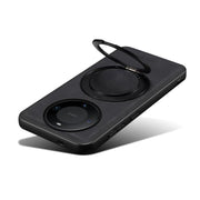 For Huawei Mate 60 Pro / 60 Pro+ Denior A14 Skin Feel Rotating Holder MagSafe Phone Case(Black)