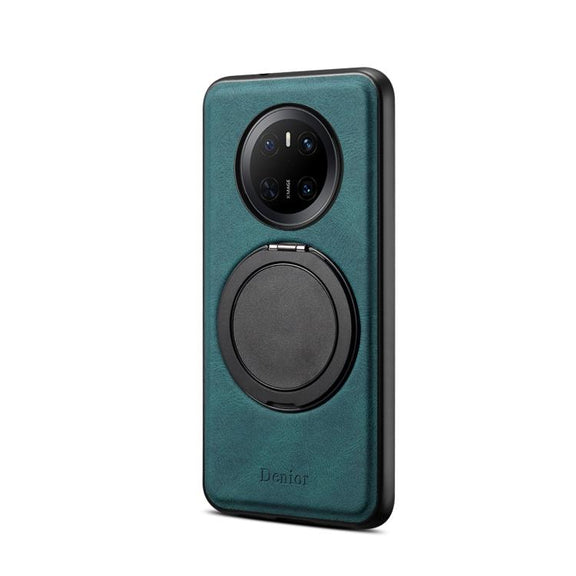 For Huawei Mate 70 Denior A14 Skin Feel Rotating Holder MagSafe Phone Case(Blue)