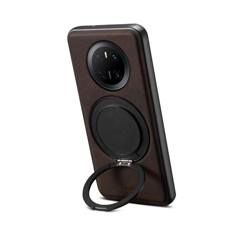 For Huawei Mate 70 Denior A14 Skin Feel Rotating Holder MagSafe Phone Case(Brown) - free shipping - PMC TechLife - Order now!
