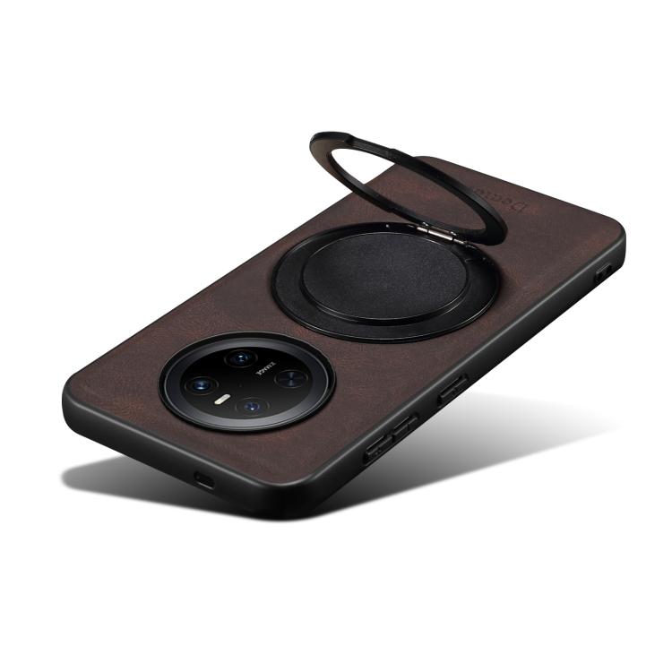 For Huawei Mate 70 Denior A14 Skin Feel Rotating Holder MagSafe Phone Case(Brown) - free shipping - PMC TechLife - Order now!