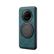 For Huawei Mate 70 Pro / 70 Pro+ Denior A14 Skin Feel Rotating Holder MagSafe Phone Case(Blue)