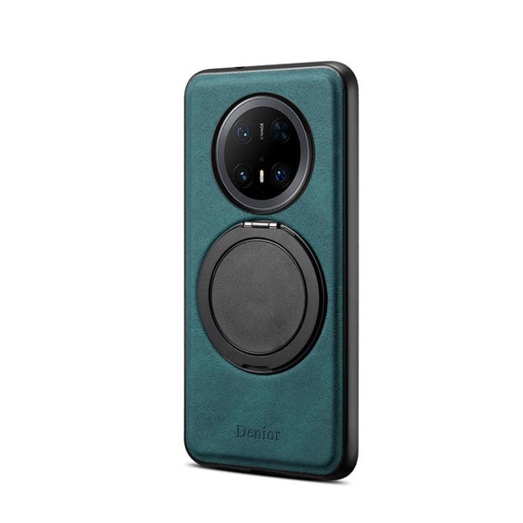 For Huawei Mate 70 Pro / 70 Pro+ Denior A14 Skin Feel Rotating Holder MagSafe Phone Case(Blue)