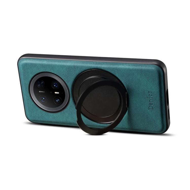 For Huawei Mate 70 Pro / 70 Pro+ Denior A14 Skin Feel Rotating Holder MagSafe Phone Case(Blue) - Huawei Cases by Denior | Online Shopping South Africa | PMC TechLife | Buy Now Pay Later Mobicred