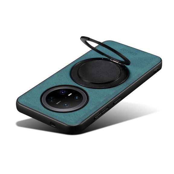 For Huawei Mate 70 Pro / 70 Pro+ Denior A14 Skin Feel Rotating Holder MagSafe Phone Case(Blue)