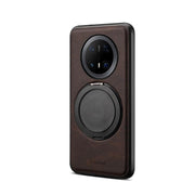 For Huawei Mate 70 Pro / 70 Pro+ Denior A14 Skin Feel Rotating Holder MagSafe Phone Case(Brown)