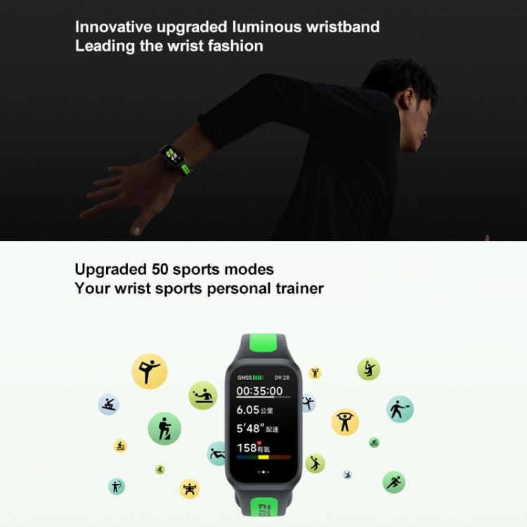 Xiaomi Redmi Band 3 Smart Band, 1.47 inch, Heart Rate / Blood Oxygen Wellness Tracking(Black)
