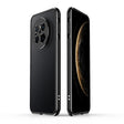 For Huawei Mate 70 Aurora Series Lens Protector + Metal Frame Phone Case(Black Silver) - Huawei Cases by PMC TechLife | Online Shopping South Africa | PMC TechLife | Buy Now Pay Later Mobicred