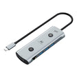 YCE V261C 13 in 1 USB-C / Type-C HUB Adapter AI Docking Station(Grey) - USB HUB by PMC TechLife | Online Shopping South Africa | PMC TechLife | Buy Now Pay Later Mobicred