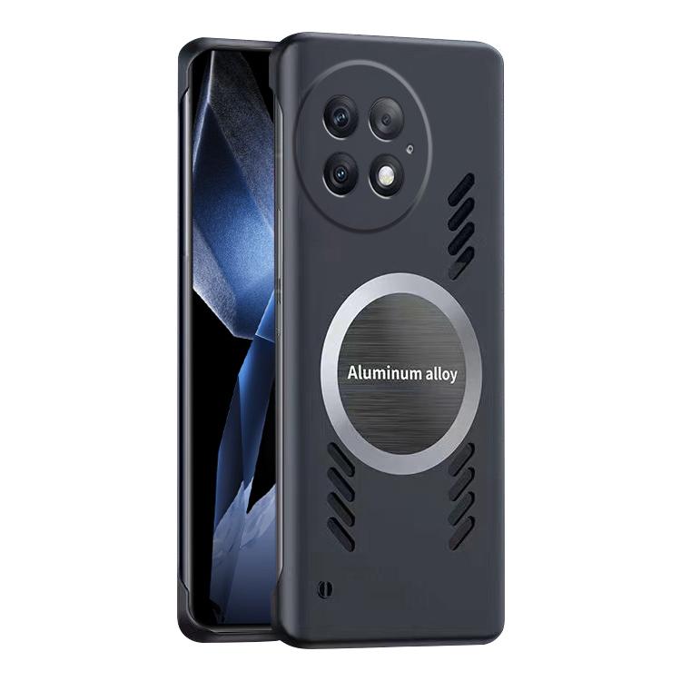 For OnePlus 13 All-inclusive Lens Frameless Graphene Cooling Phone Case(Black) - OnePlus Cases by PMc TechLife | Online Shopping South Africa | PMc TechLife | Buy Now Pay Later Mobicred