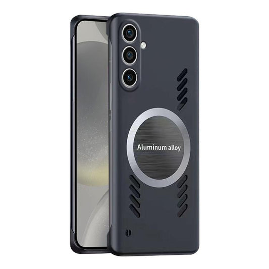 For Samsung Galaxy S24 5G All-inclusive Lens Frameless Graphene Cooling Phone Case(Black) - Galaxy S24 5G Cases by PMC Jewellery | Online Shopping South Africa | PMC Jewellery | Buy Now Pay Later Mobicred