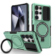 For Samsung Galaxy S25 Ultra 5G Sliding Camshield MagSafe Holder TPU Hybrid PC Phone Case(Light Blue) - Galaxy S25 Ultra 5G Cases by PMC TechLife | Online Shopping South Africa | PMC TechLife | Buy Now Pay Later Mobicred