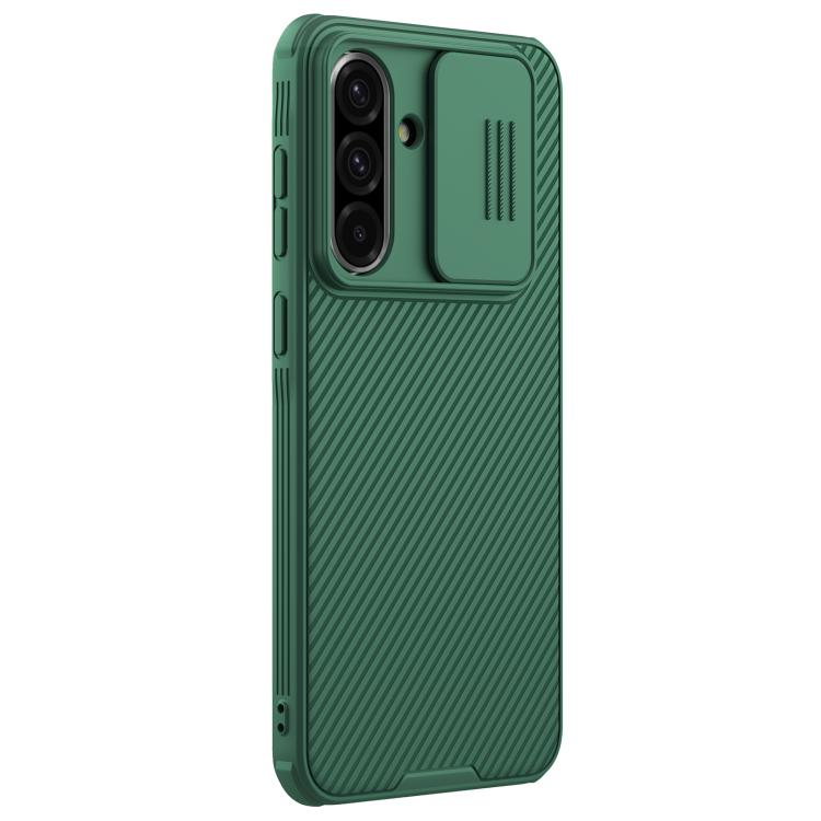 For Samsung Galaxy A36 5G NILLKIN Black Mirror Pro Series Camshield PC Phone Case(Green) - free shipping - PMc TechLife - Order now!