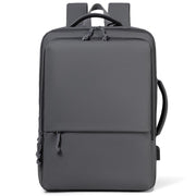 P960 Large Capacity Water Resistant Fashionable Backpack(Dark Grey)