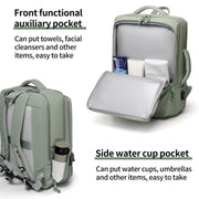 P960 Large Capacity Water Resistant Fashionable Backpack(Grey)
