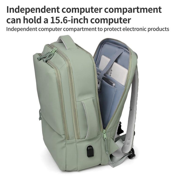 P960 Large Capacity Water Resistant Fashionable Backpack(Pink)