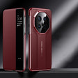 For Huawei Mate 70 RS Ultimate Smart View Window Imitation Ultimate Design Phone Case(Red) - Huawei Cases by PMC TechLife | Online Shopping South Africa | PMC TechLife | Buy Now Pay Later Mobicred