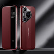 For Huawei Pura 70 Smart View Window Imitation Ultimate Design Phone Case(Red) - Huawei Cases by PMC TechLife | Online Shopping South Africa | PMC TechLife | Buy Now Pay Later Mobicred